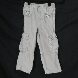 GEORGE size 3 Casual Kids' Cotton Cargo Cords Corduroy Pants